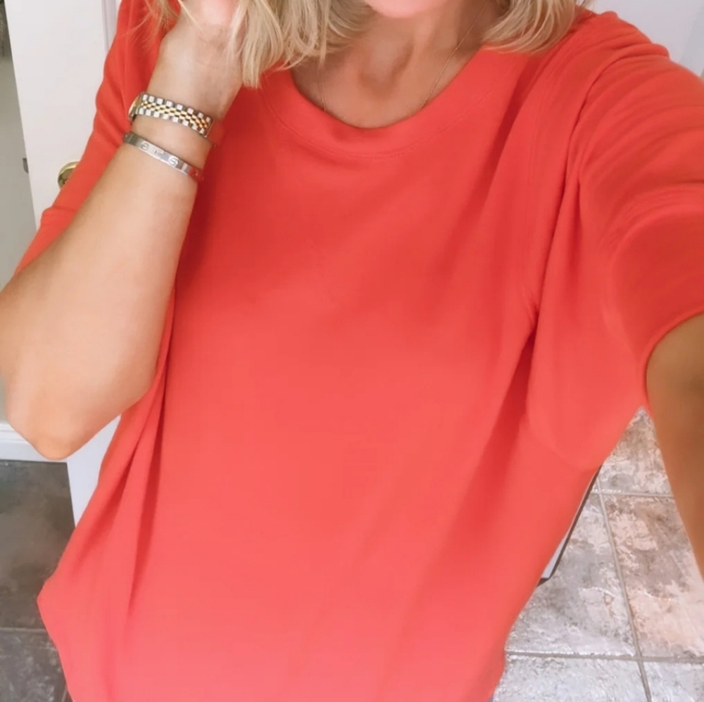 Freeloader Electric Coral Oversized Short Sleeve T-Shirt